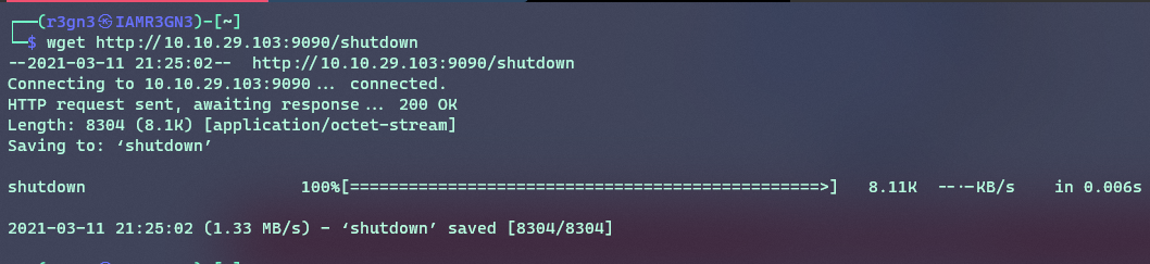 Getting Shutdown